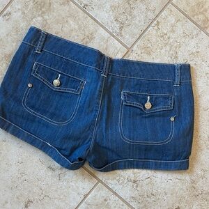 Hurley Dark Blue Jean Shorts for Women